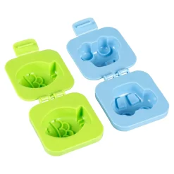 Geniale Küchenhelfer|Die moderne Hausfrau Eierformer, 2 Stück Fisch & Auto