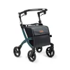 Rollatoren|Die moderne Hausfrau Einkaufsrollator Rollz Flex mit Sitz und Tasche, faltbar Jungle Green
