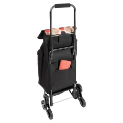 Einkaufstrolleys|Die moderne Hausfrau Einkaufs-Treppentrolley „Hugo“ mit Klappfunktion