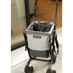 Einkaufstrolleys|Die moderne Hausfrau Einkaufstrolley EASY GO Fresh grau-schwarz