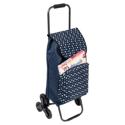 Einkaufstrolleys|Die moderne Hausfrau Einkaufstrolley „Treppensteiger Punkte“ 2.0