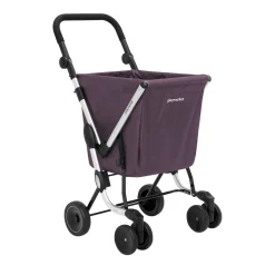 Einkaufstrolleys|Die moderne Hausfrau Einkaufstrolley "We Go Basic" violett