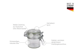 Gläser & Becher|Die moderne Hausfrau Einmachglas 9 cl GOTHIKA