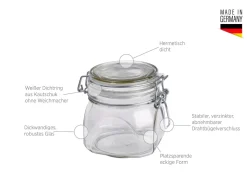 Gläser & Becher|Die moderne Hausfrau Einmachglas 30 cl GOTHIKA Transparent