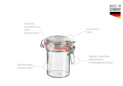 Die moderne Hausfrau Einmachglas mit Deckel, 21,2 cl GOTHIKA