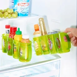 Kühlschrankorganizer|Kühlschrankzubehör|Die moderne Hausfrau Einreihiger Flaschenträger