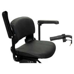 Elektromobile|Die moderne Hausfrau Elektroroller AT52317 mit Tasche & Korb blau