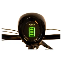 Elektromobile|Die moderne Hausfrau Elektroroller AT52317 mit Tasche & Korb blau