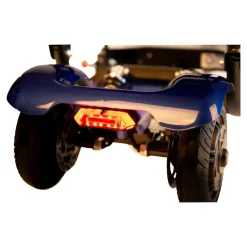 Elektromobile|Die moderne Hausfrau Elektroroller AT52317 mit Tasche & Korb blau