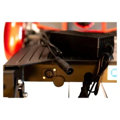 Elektromobile|Die moderne Hausfrau Elektroroller AT52317 mit Tasche & Korb rot