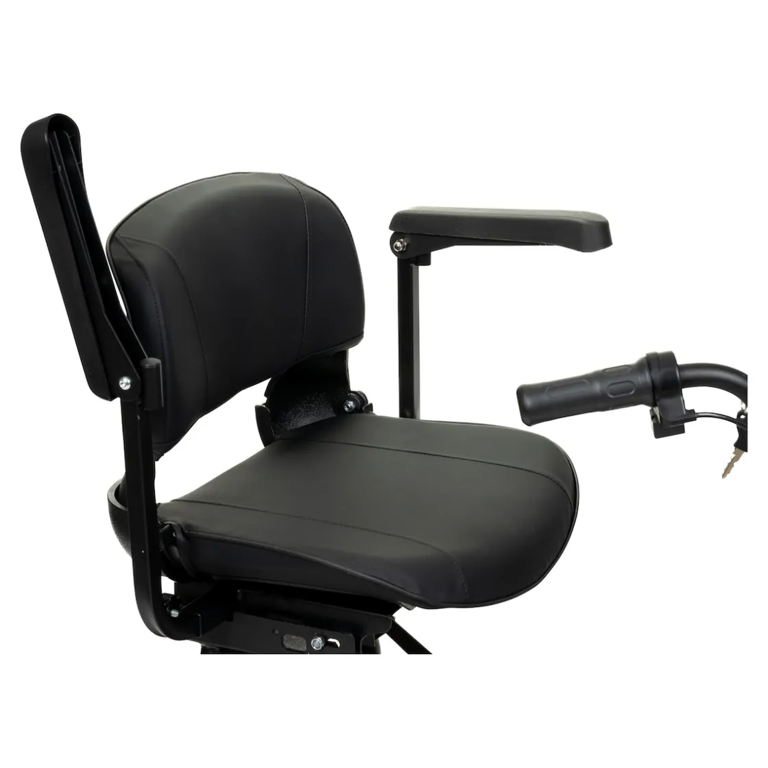 Elektromobile|Die moderne Hausfrau Elektroroller AT52317 mit Tasche & Korb rot