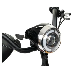 Elektromobile|Die moderne Hausfrau Elektroroller AT52317 mit Tasche & Korb rot