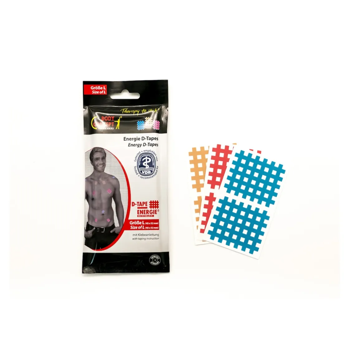 Hausapotheke ·Pflaster|Die moderne Hausfrau Energie-Gittertape Typ L; 30 Stück