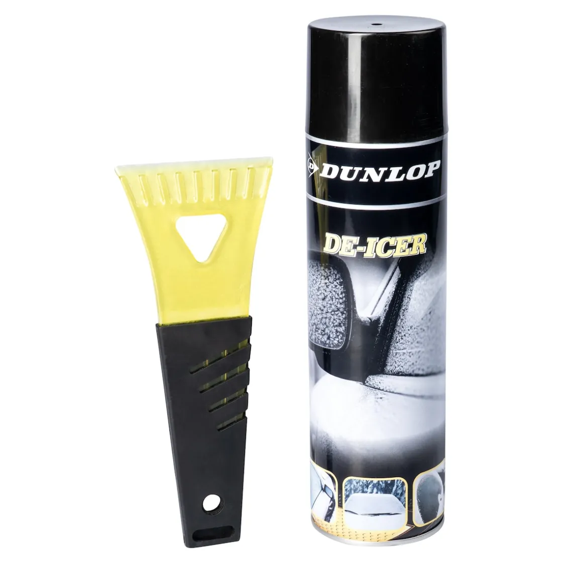 Autozubehör Winter|Die moderne Hausfrau Enteiserspray, 600 ml + Gratis Eiskratzer