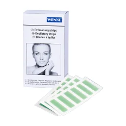 Gesichtshaarentferner & Rasierer|Die moderne Hausfrau Enthaarungs-Strips mit Pflegetüchern, 28 Teile