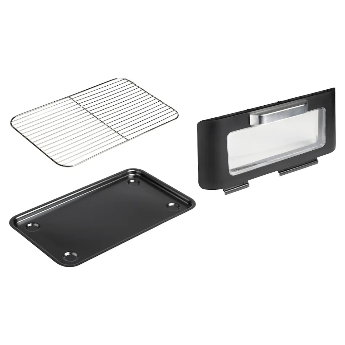 Fritteusen|Die moderne Hausfrau Erweiterungs-Set für Digitale Heißluftfritteuse „2 in 1“