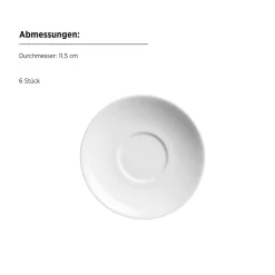 Tassen|Die moderne Hausfrau Espressotassen-Set, Porzellan Barca