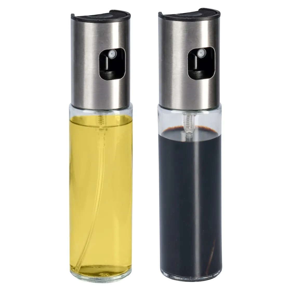 Essig- & Ölspender|Die moderne Hausfrau Essig- & Ölsprüher, Edelstahl, 100 ml