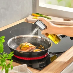 Essig- & Ölspender|Die moderne Hausfrau Essig- & Ölsprüher, Edelstahl, 100 ml