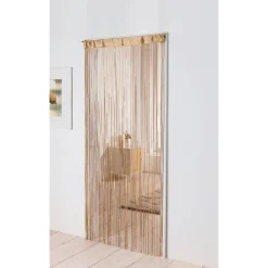 Fliegengitter|Fliegengitter|Die moderne Hausfrau Fadenvorhang gold