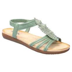 Sandalen|Die moderne Hausfrau Fashion-Sandale "Feder" salbei