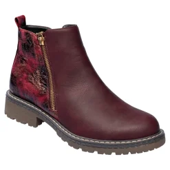 Stiefeletten|Die moderne Hausfrau Fashion-Stiefelette „Miriam“ bordeaux