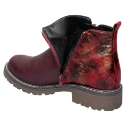 Stiefeletten|Die moderne Hausfrau Fashion-Stiefelette „Miriam“ bordeaux