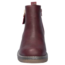 Stiefeletten|Die moderne Hausfrau Fashion-Stiefelette „Miriam“ bordeaux