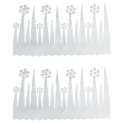 Fensterbilder|Die moderne Hausfrau Fensterdeko "Schneefall"