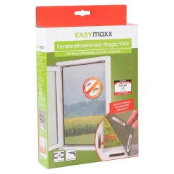 Fliegengitter|Fliegengitter|Die moderne Hausfrau Fenster-Insektennetz "Magic Klick" mit Magnetbefestigung, 150x130 cm, zuschneidbar