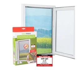 Fliegengitter|Fliegengitter|Die moderne Hausfrau Fenster-Insektennetz "Magic Klick" mit Magnetbefestigung, 150x130 cm, zuschneidbar