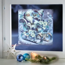 Fensterbilder|Die moderne Hausfrau Fenster-Sticker „Winter-Glitter“, 4 Stück