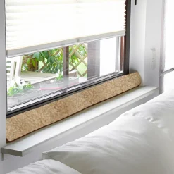 Zugluftstopper|Zugluftstopper|Die moderne Hausfrau Fenster-Zugluftstopper hellbraun