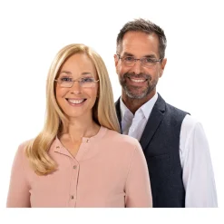 Sehhilfen·Lesebrillen|Die moderne Hausfrau Fertiglesebrille + Gratis Etui gold