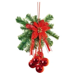 Weihnachtsdekoration·Adventskränze & Gestecke|Die moderne Hausfrau Festgruß rot