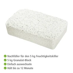 Raumentfeuchter|Die moderne Hausfrau Feuchtigkeitskiller Nachfüllpackung, Raumentfeuchter 5 kg