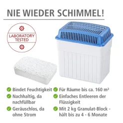 Raumentfeuchter|Die moderne Hausfrau Feuchtigkeitskiller Raumentfeuchter 2 kg