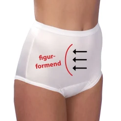 Inkontinenzhosen|Die moderne Hausfrau Figurformende Inkontinenzhose Weiß
