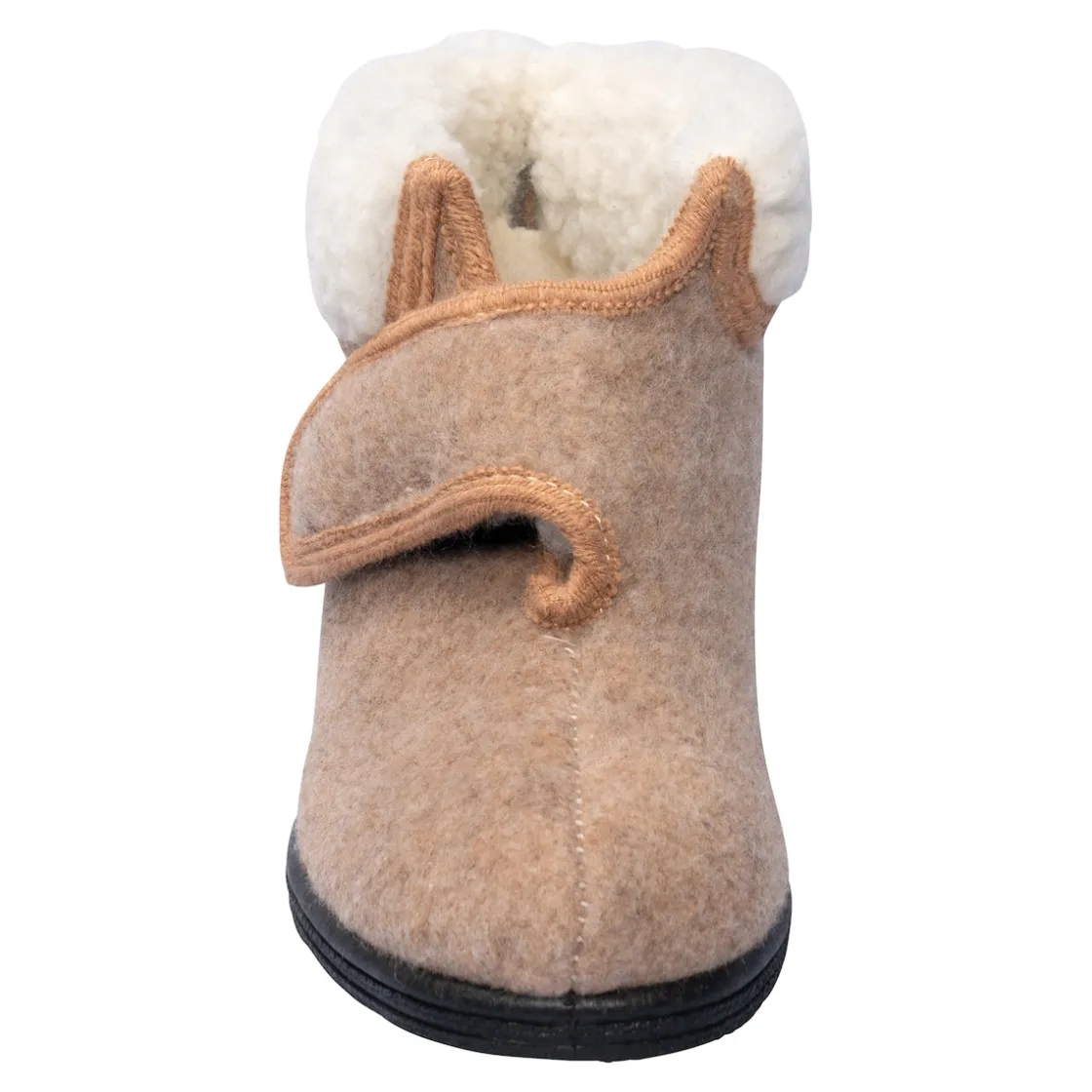 Stiefeletten|Die moderne Hausfrau Filz-Hausschuh "Tina"