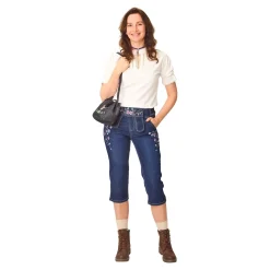 Damen Die moderne Hausfrau Filz-Umhängebeutel „Landhaus“