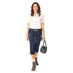 Damen Die moderne Hausfrau Filz-Umhängebeutel „Landhaus“