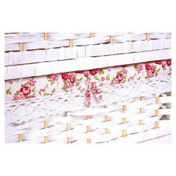 Schränke & Regale·Kommoden|Die moderne Hausfrau Flecht-Kommode „Romantik“ 3 Fächer