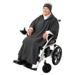 Ponchos|Die moderne Hausfrau Fleece-Rollstuhl-Poncho