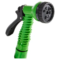 Gartenbewässerung|Die moderne Hausfrau ﻿Flexibler Gartenschlauch + Gratis Sprühkopf 2,5 - 7,5m