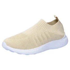 Sportschuhe|Die moderne Hausfrau Flexi-Damenschuh "Federleicht" beige