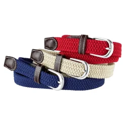 Gürtel|Gürtel & Hosenträger|Die moderne Hausfrau Flexigürtel-Set "Damenspezial", 3-teilig beige, rot, blau