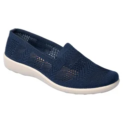 Slipper & Mokassins|Die moderne Hausfrau Flexi-Slipper "Inge" marine