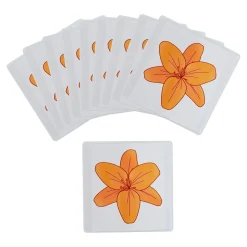 Insektenfallen|Die moderne Hausfrau Fliegenfalle "Blume", selbstklebend, 10 Stück