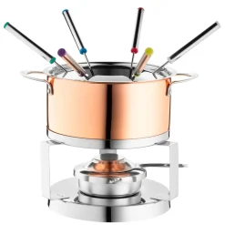 Fonduetöpfe & -Sets|Die moderne Hausfrau Fondueset, Edelstahl -