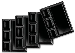 Teller|Die moderne Hausfrau Fondueteller, Porzellan -